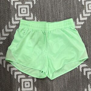 All in Motion Green Athletic Shorts Lightweight Elastic Waist